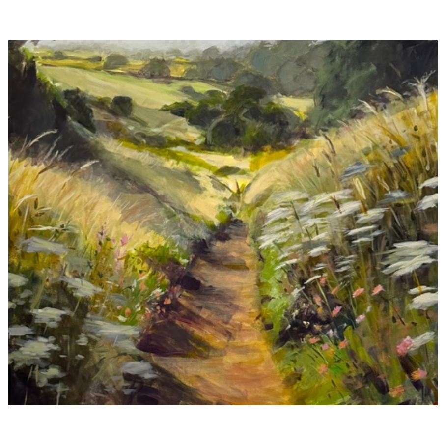 *LARGE PAINTING*  Walking Molly
